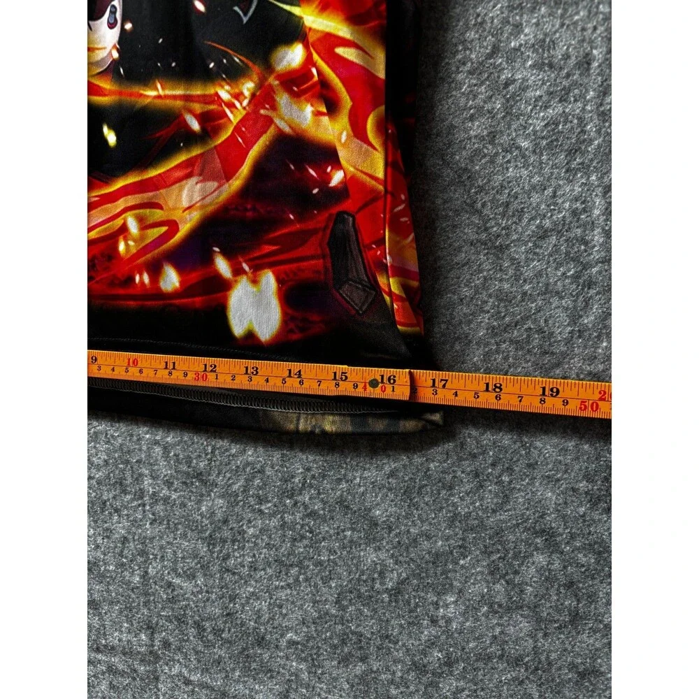 Naruto Shippuden Pain Akatsuki T-Shirt Men’s M Black Anime All Over Print